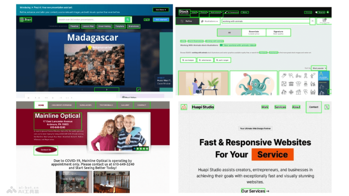OmniParser – 微软推出的屏幕解析工具，将UI截图转换为结构化数据插图