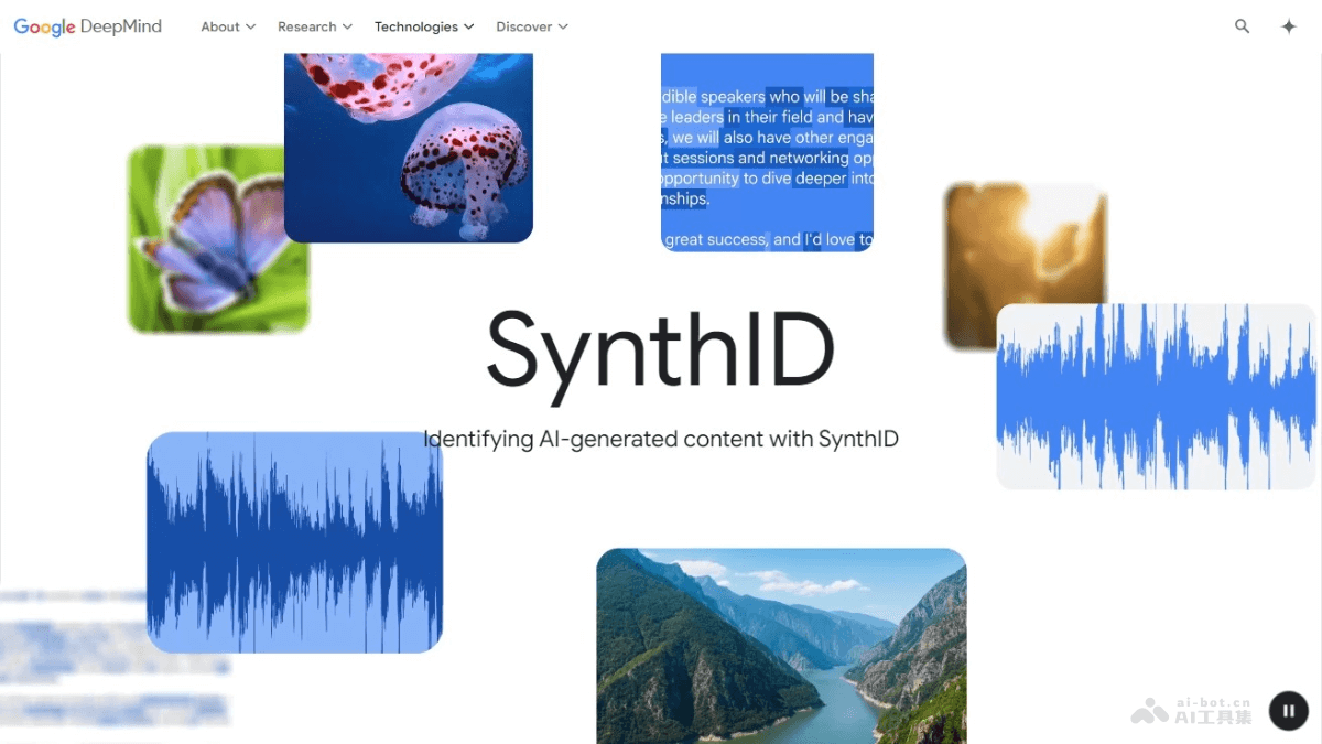 SynthID – DeepMind推出能嵌入数字水印和检测AI生成内容的工具插图