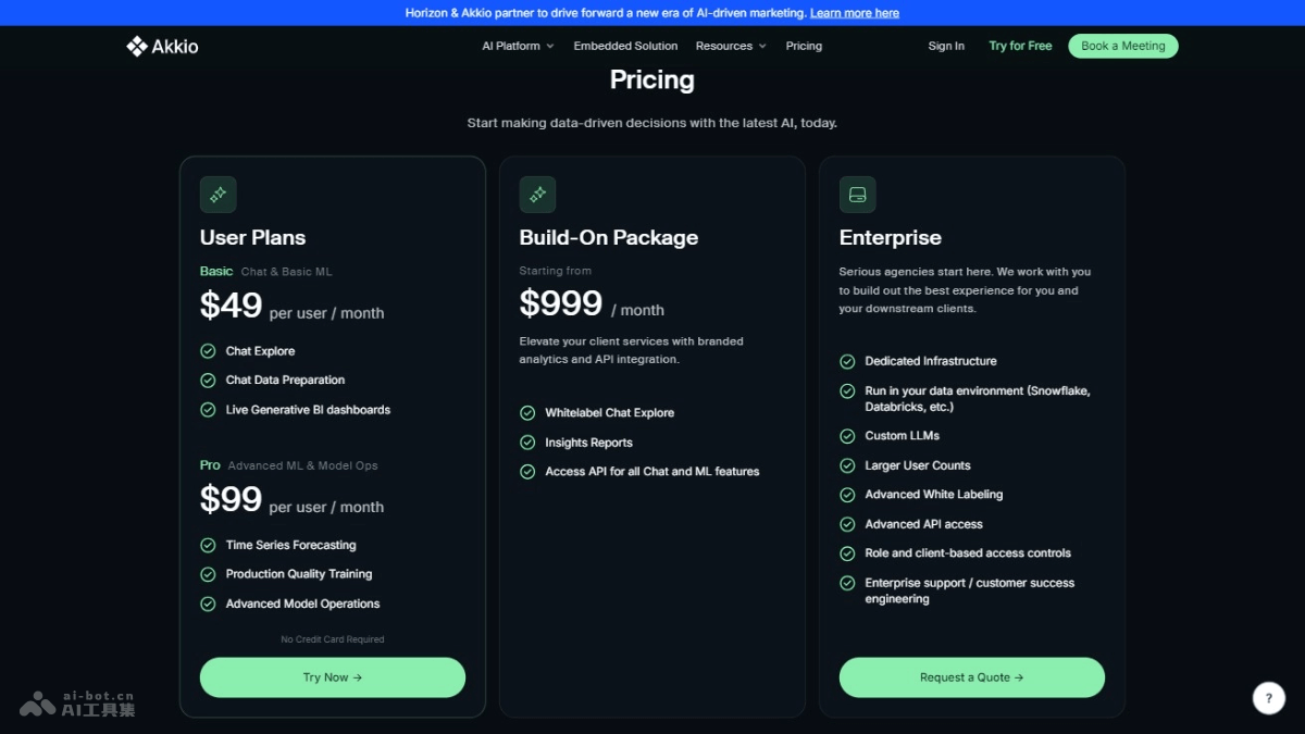 Akkio – AI广告分析平台，优化广告投放定制媒体策略插图1