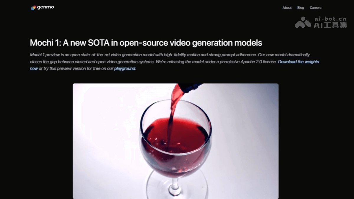 Mochi 1 – Genmo推出的开源高质量AI视频生成模型插图