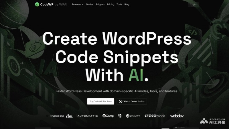 CodeWP – AI驱动自动化WordPress开发的平台插图