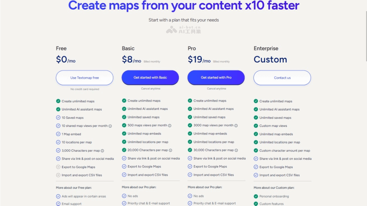 textomap – 行程规划在线AI工具，快速文本位置生成交互式地图插图1