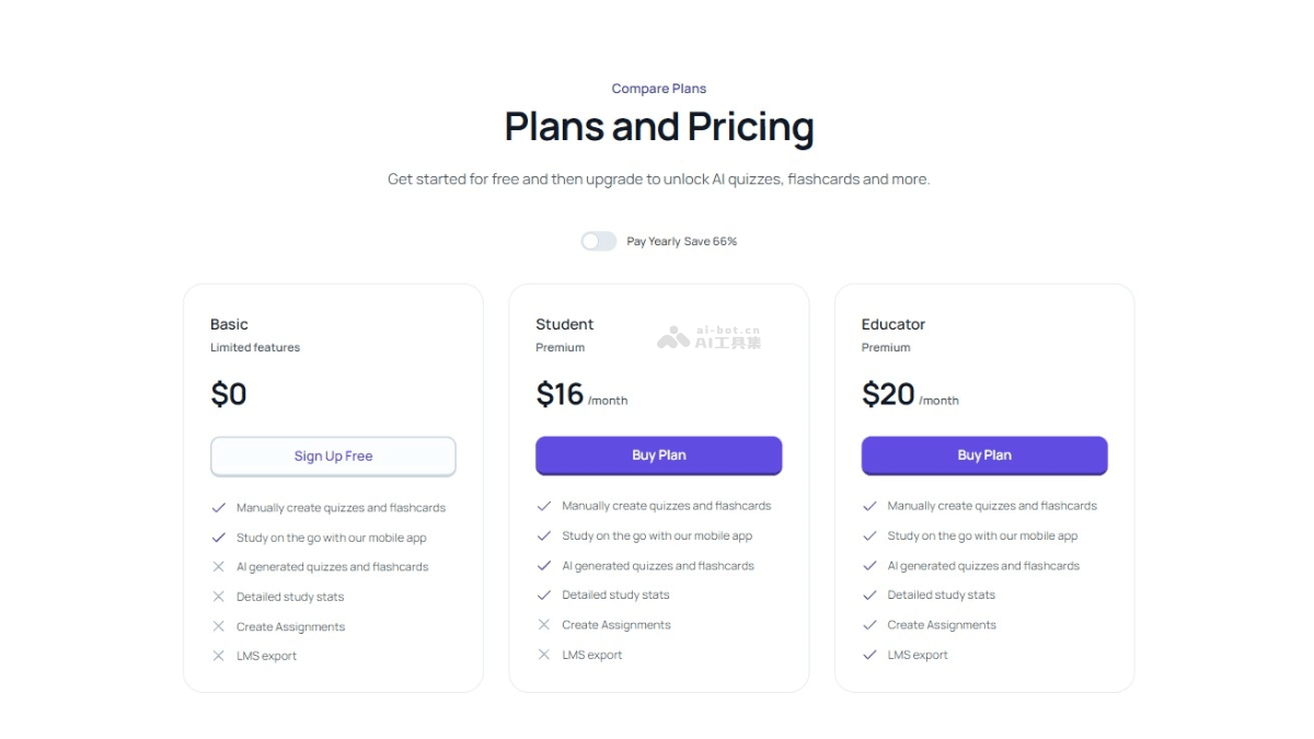 QUIZGECKO – AI学习工具，自动生成多种类型的测验问题插图1