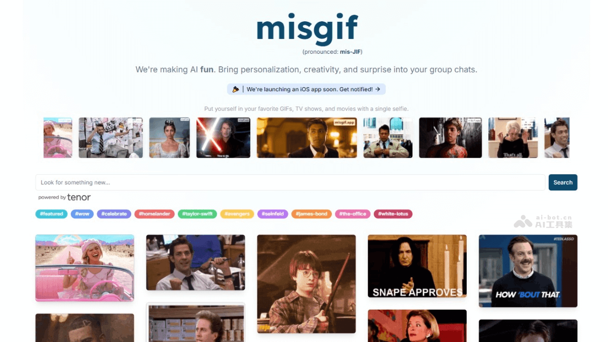 misgif – AI换脸应用，个性化创建GIF和表情包插图