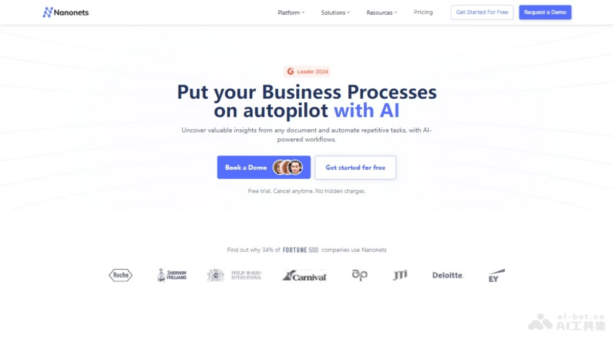 Nanonets – 零代码实现企业工作流自动化AI工具插图