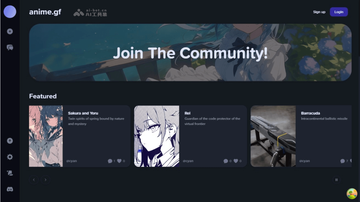anime.gf – AI虚拟角色创建与互动的开源应用插图