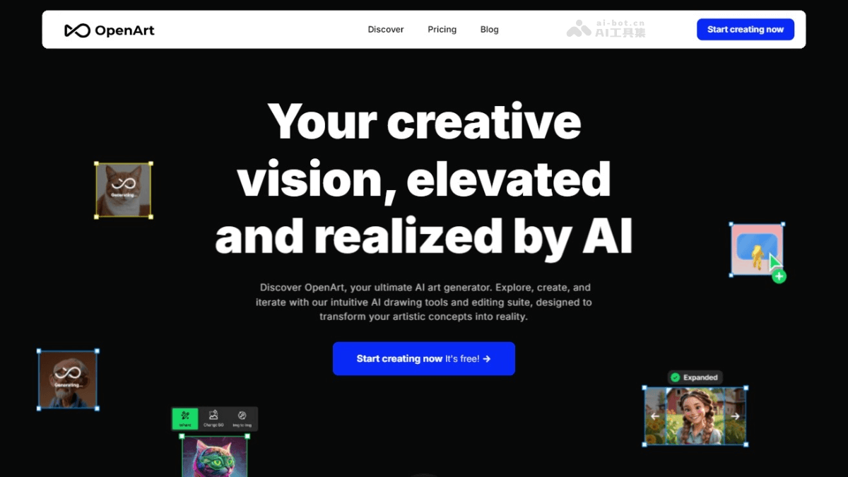OpenArt – 在线AI艺术图像生成和编辑平台插图