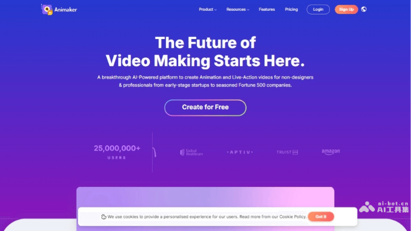 Animaker- 在线AI视频动画创作平台，提供一站式制作与编辑插图