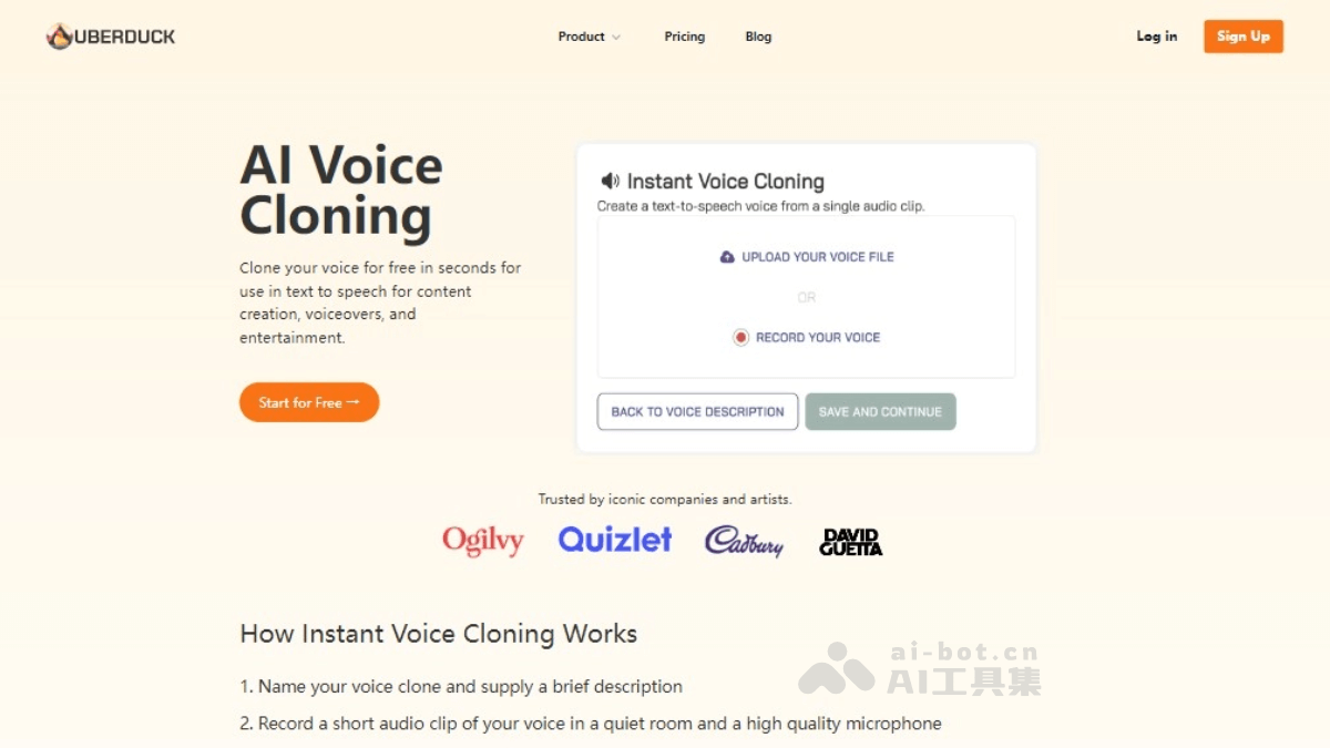 12个免费的AI声音克隆软件和工具，准确复刻说话者的音色插图7