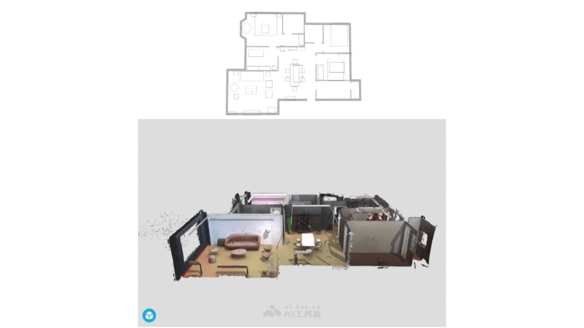 HouseCrafter – 东北大学和 Stability AI推出2D转换3D室内场景的技术插图