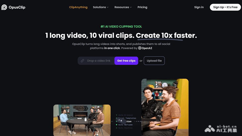 14个免费的AI视频剪辑软件，智能自动编辑和创作视频插图4