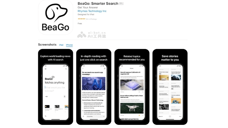 BeaGo – 零一万物推出的AI搜索助手插图 BeaGo – 零一万物推出的AI搜索助手插图