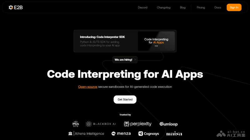 E2B – 专为AI代理构建自动化云平台，用于AI代码解释和执行插图