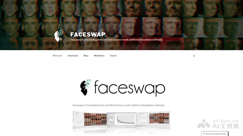 FaceSwap – 开源的在线AI换脸工具，深度伪造视频和图像插图