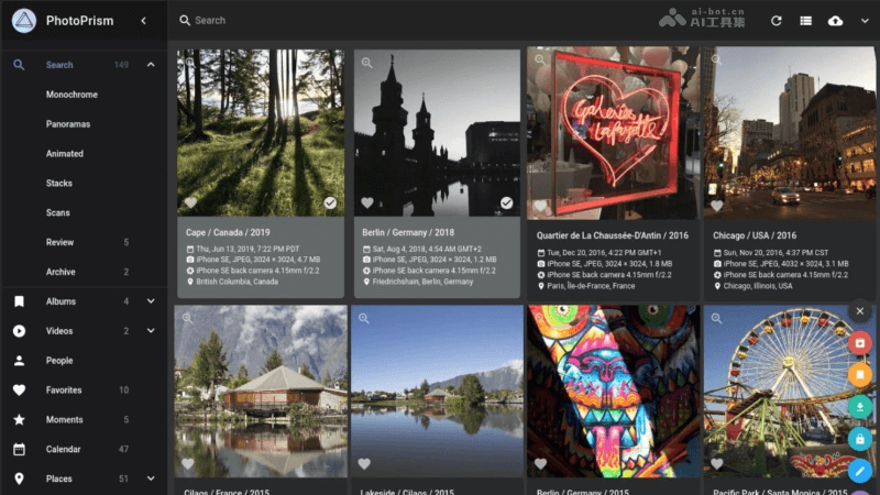 PhotoPrism – 开源的AI照片管理工具，AI驱动的照片分类和搜索功能插图
