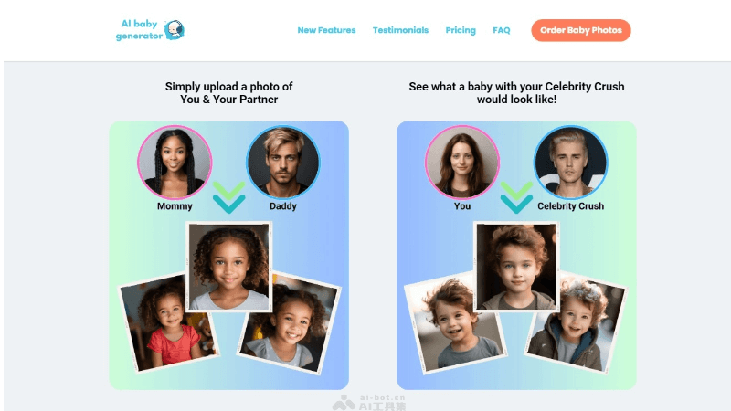 AI Baby Generator – AI一键预测未来宝宝外貌插图