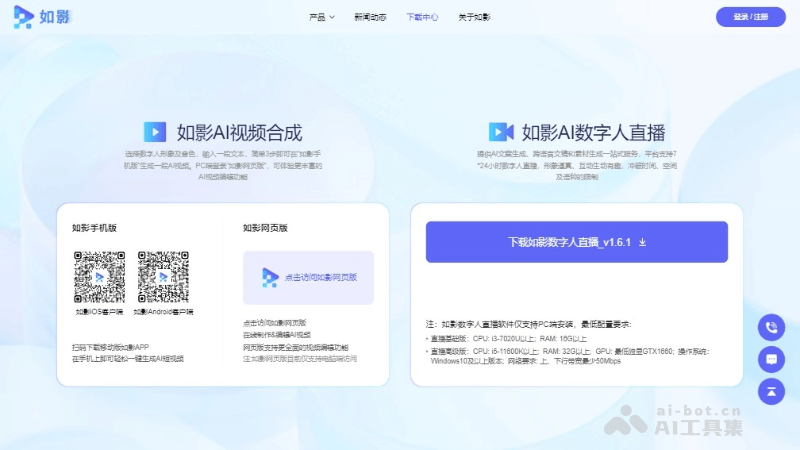 商汤如影 – 商汤科技推出的AI数字人视频生成平台插图