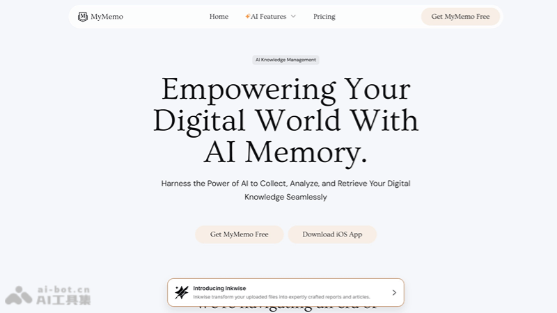 MyMemo – AI驱动的数字内容智能管理工具插图