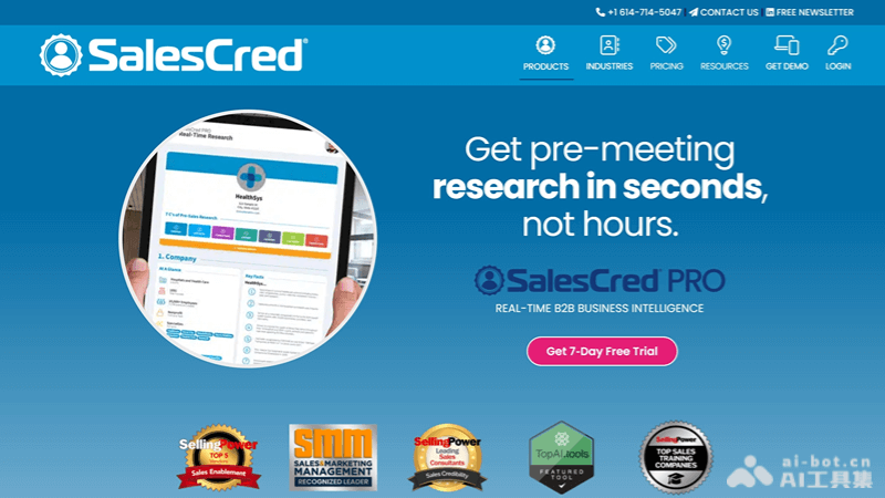 SalesCred – 人工智能驱动的B2B销售工具插图