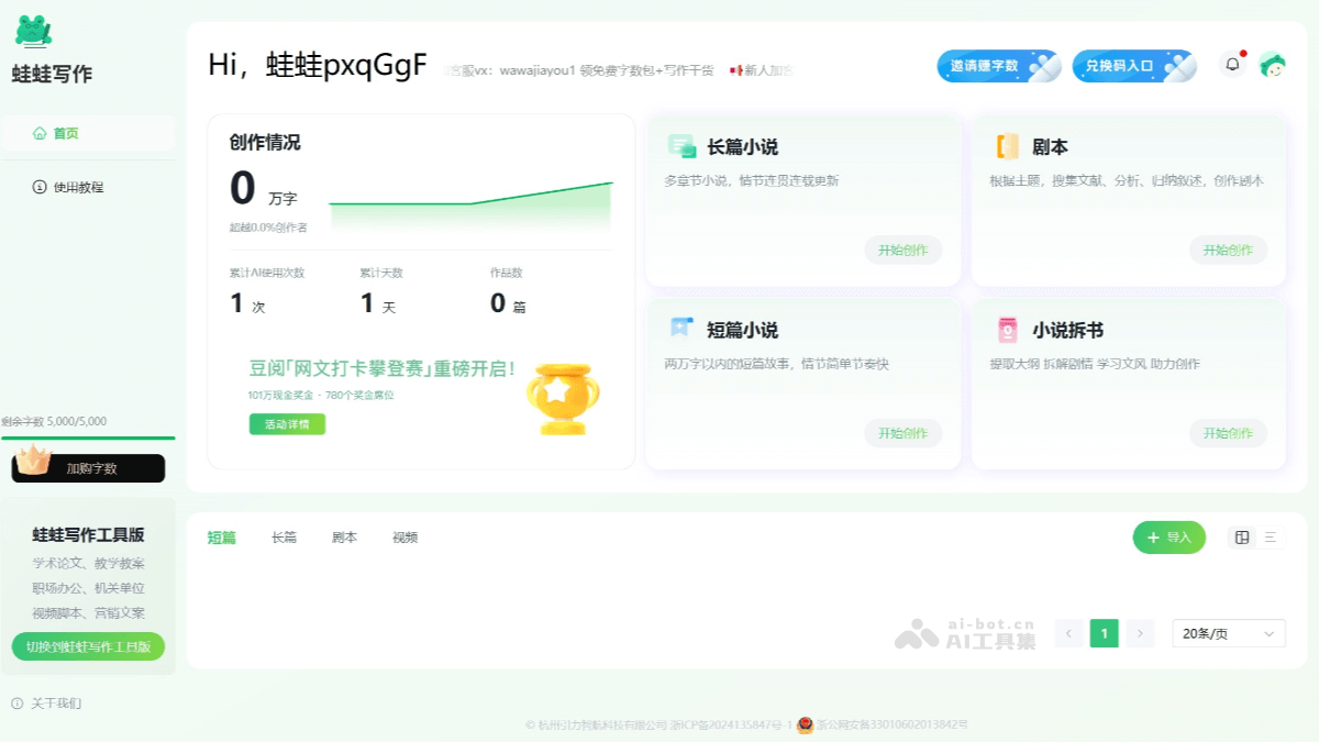 10个免费AI小说写作软件和网站，网文剧本创作神器插图
