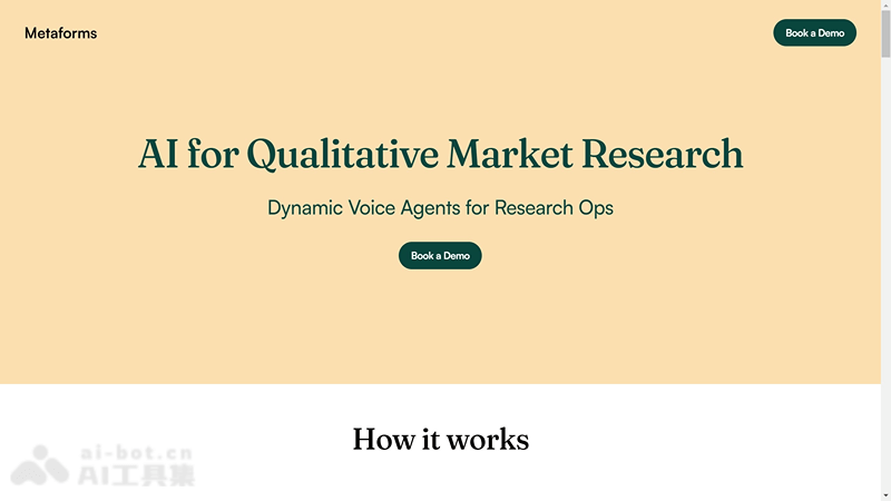 Metaforms – AI驱动的表单生成工具，支持自然语言快速生成表单插图