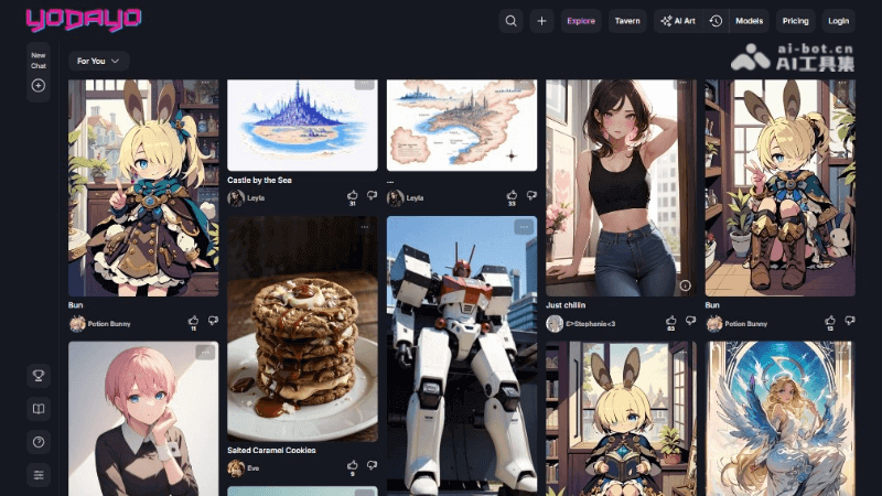 Yodayo – 在线AI绘画创作平台，一键生成高质量动漫风格作品插图