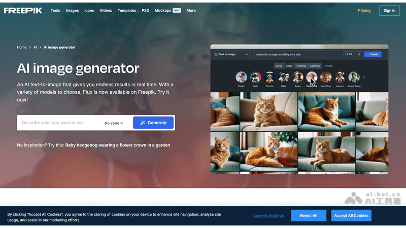Freepik Mystic – Magnific AI 联合 Freepik 推出的全高清AI图像生成器插图