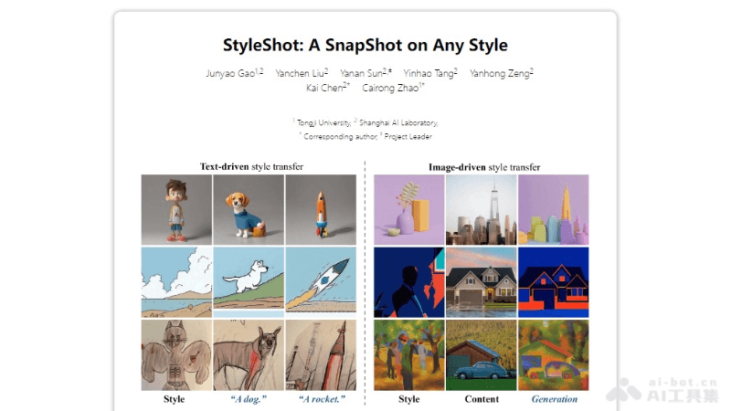 StyleShot – 开源的AI图像风格迁移模型插图