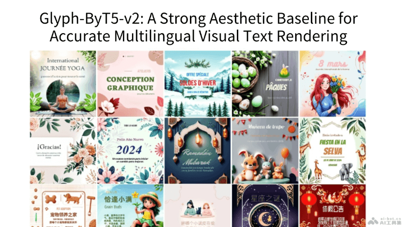 Glyph-ByT5 – 多语言视觉文本渲染项目插图