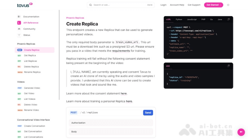 Tavus – AI视频生成平台，支持数字人克隆和实时对话插图1