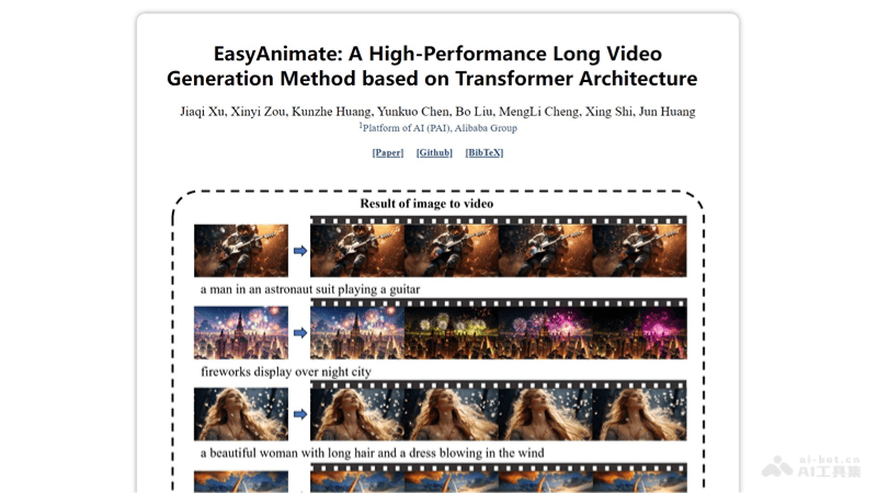 EasyAnimate – 阿里推出的AI视频生成工具插图