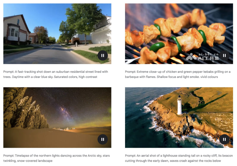 Veo – 谷歌推出的可生成1分钟1080P的视频模型插图1