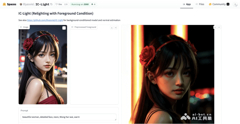IC-Light – ControlNet作者开源的AI图片打光工具插图1