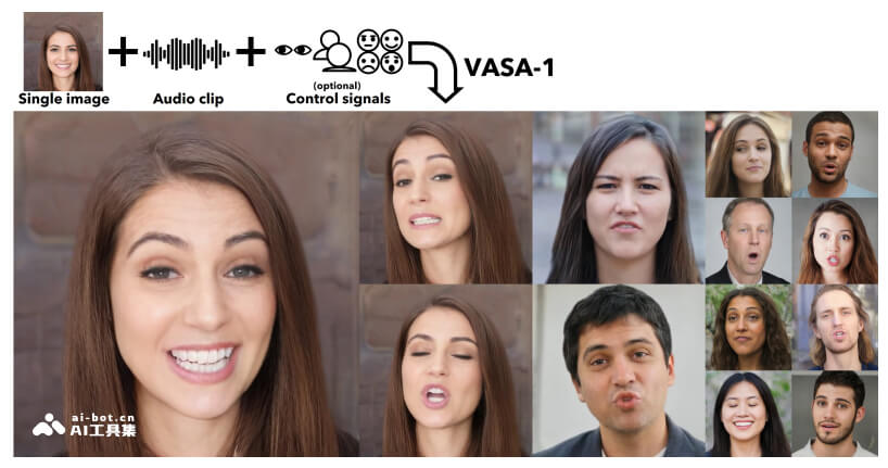 VASA-1 – 微软推出的静态照片对口型视频生成框架插图