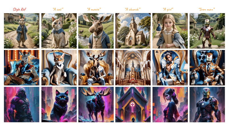 InstantStyle – 开源的个性化文本到图像生成框架，保留风格一致性插图1