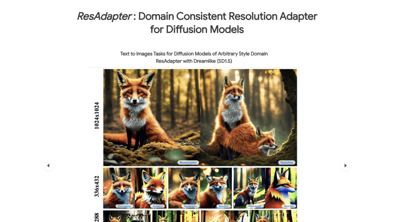 ResAdapter – 字节推出的扩散模型分辨率适配器插图