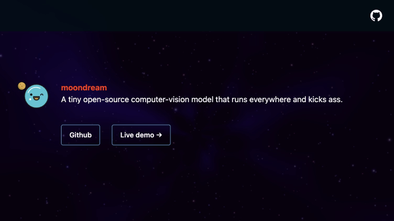 Moondream – 开源的轻量级AI视觉语言模型，可在本地快速运行插图
