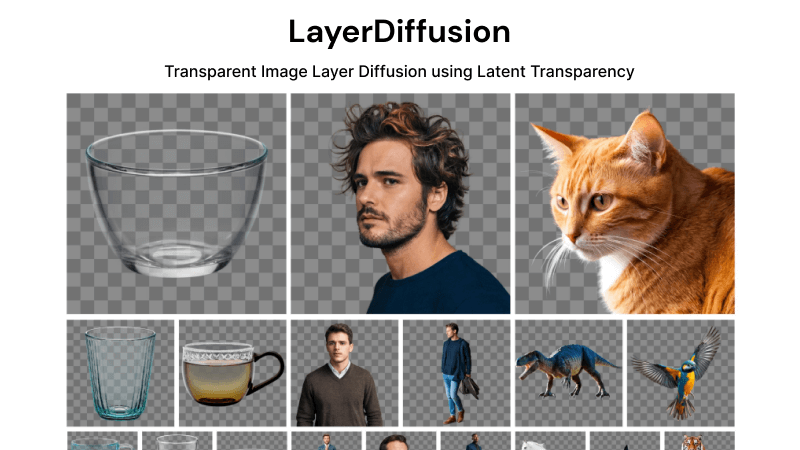 LayerDiffusion – AI生成具有透明度的图像的框架插图
