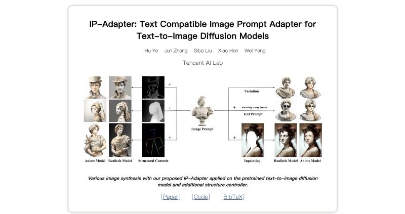 IP-Adapter – 腾讯开源的文本到图像扩散模型适配器插图