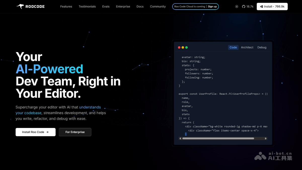Roo Code – AI开发助手，能理解代码库提供优化建议插图