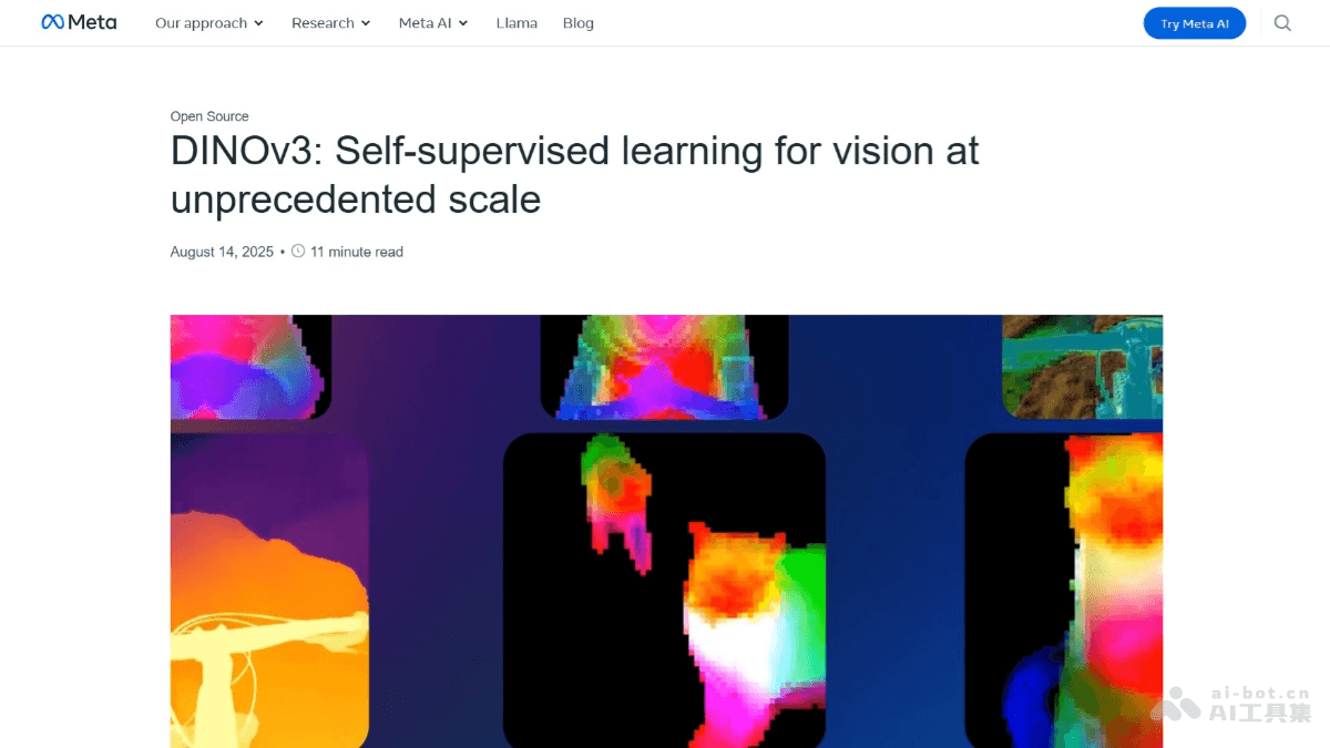 DINOv3 – Meta开源的通用视觉基础模型插图