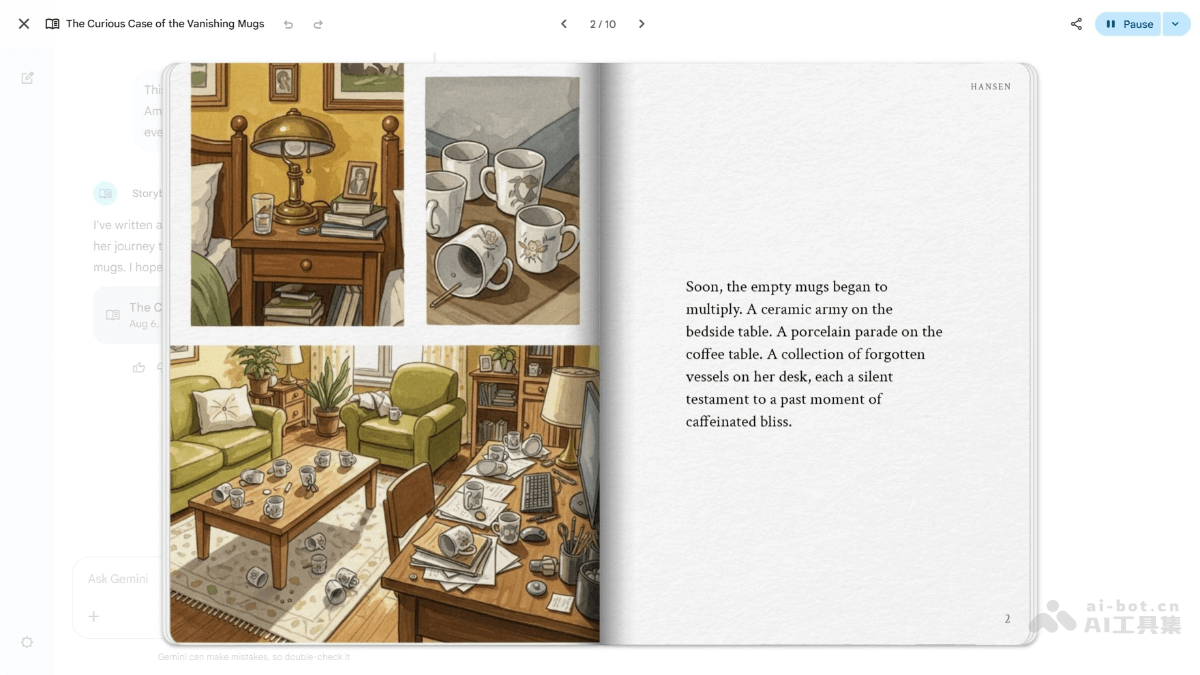 Storybook – 谷歌Gemini推出的AI绘本生成工具插图2 Storybook – 谷歌Gemini推出的AI绘本生成工具插图2
