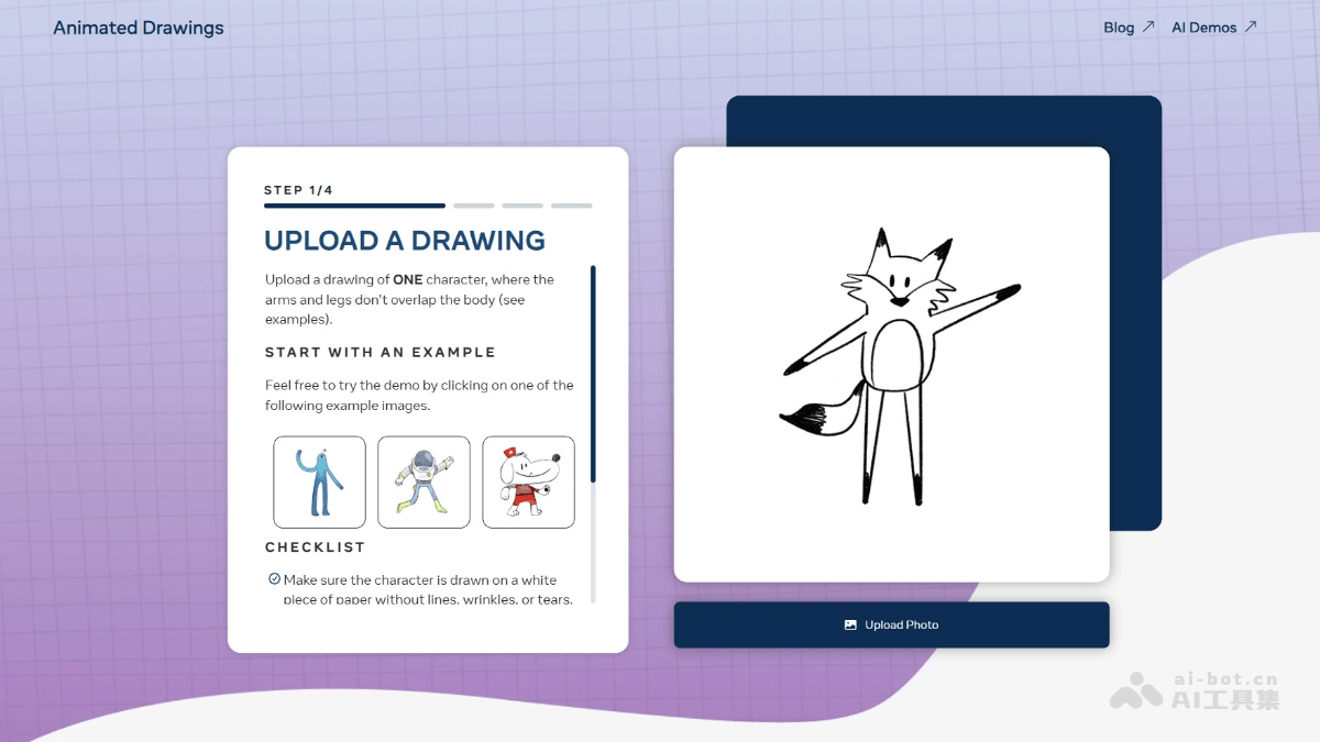 Animated Drawings – Meta AI推出的AI手绘作品转动画工具插图 Animated Drawings – Meta AI推出的AI手绘作品转动画工具插图