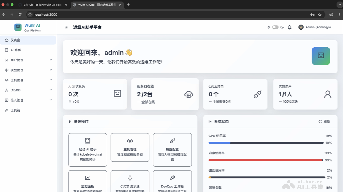 Wuhr AI Ops – AI运维管理平台，提供一站式运维解决方案插图