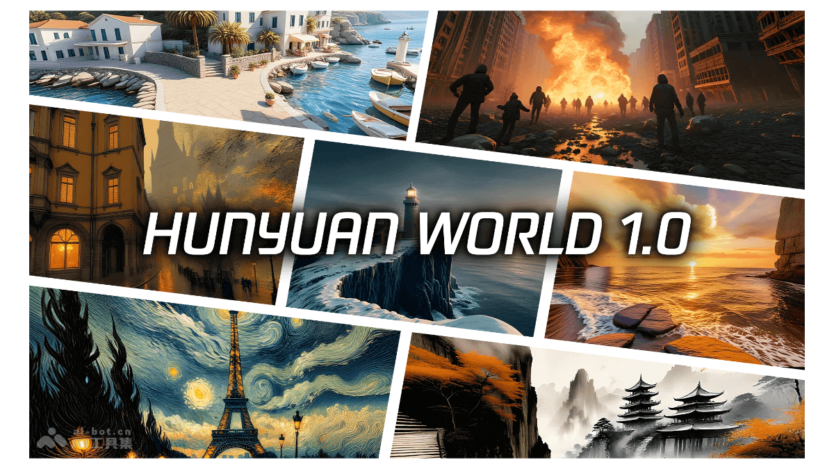 混元3D世界模型 1.0 – 腾讯开源的3D世界生成模型插图
