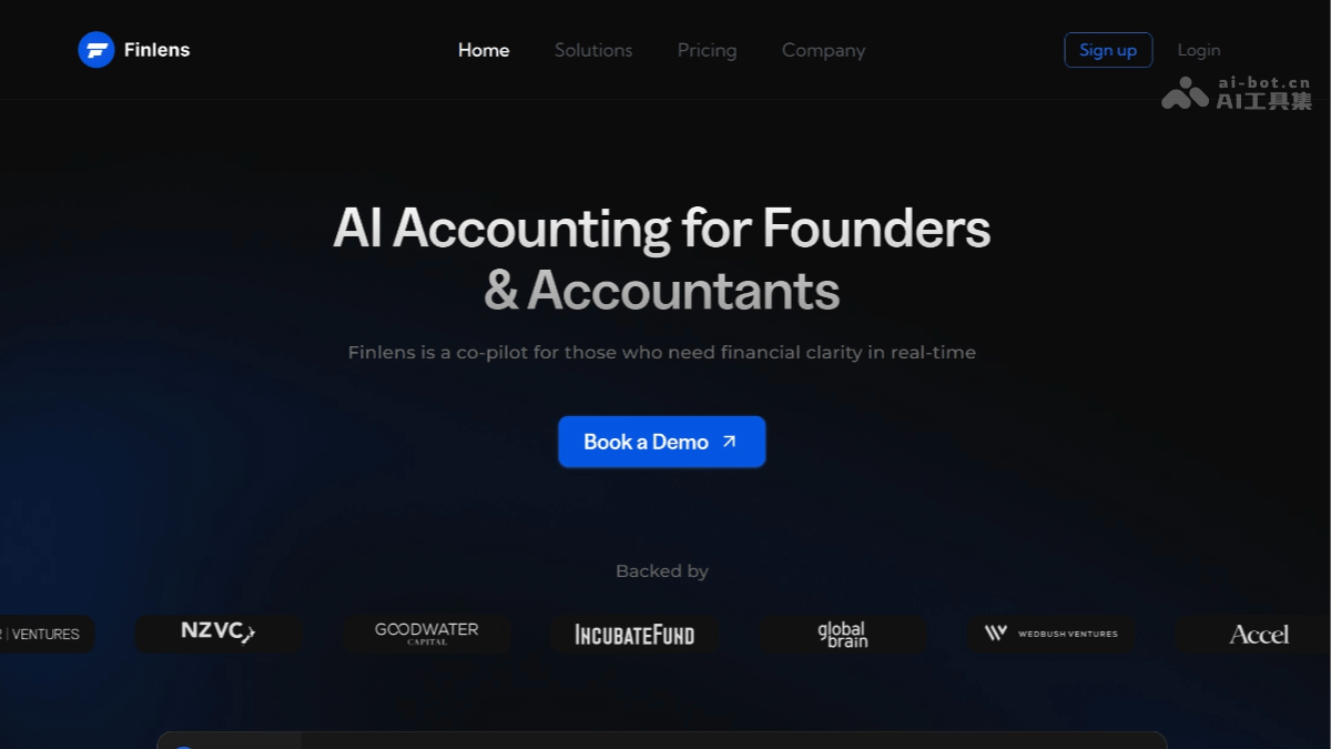 Finlens – AI财务管理平台，实时查看现金流和支出趋势插图