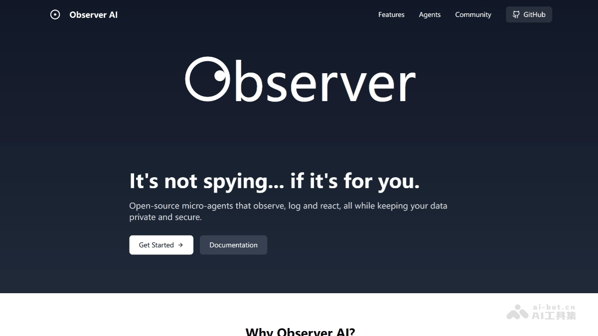 Observer AI – 开源AI框架，智能分析屏幕内容与响应插图