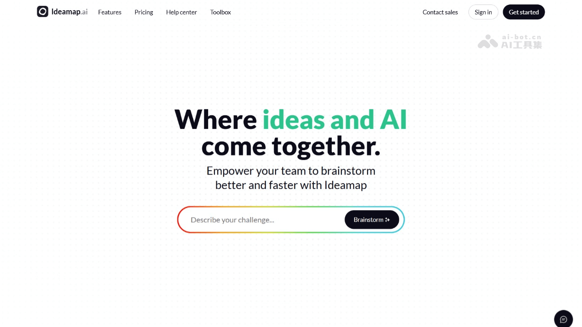 Ideamap – AI思维导图生成工具，资料快速转为思维导图插图