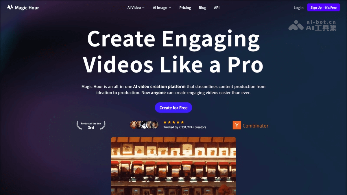 Magic Hour – AI视频创作平台，支持AI换脸、对口型插图