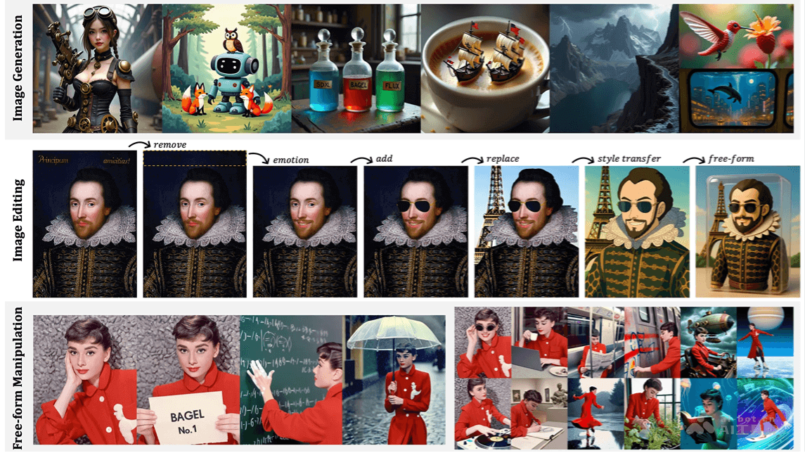 BAGEL – 字节跳动开源的多模态基础模型插图